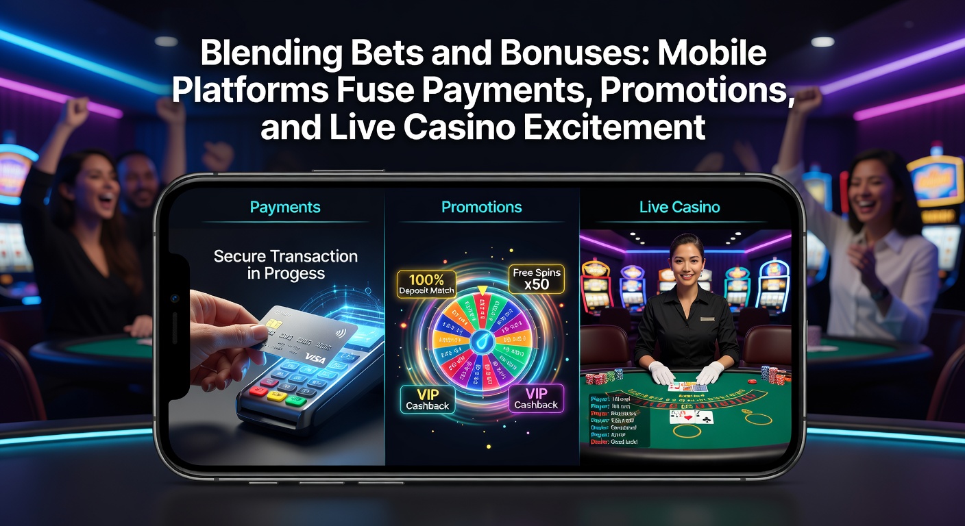 Close-up of mobile app interface blending a successful instant deposit confirmation, flashing welcome bonus notification, and live roulette wheel spinning with real-time chat