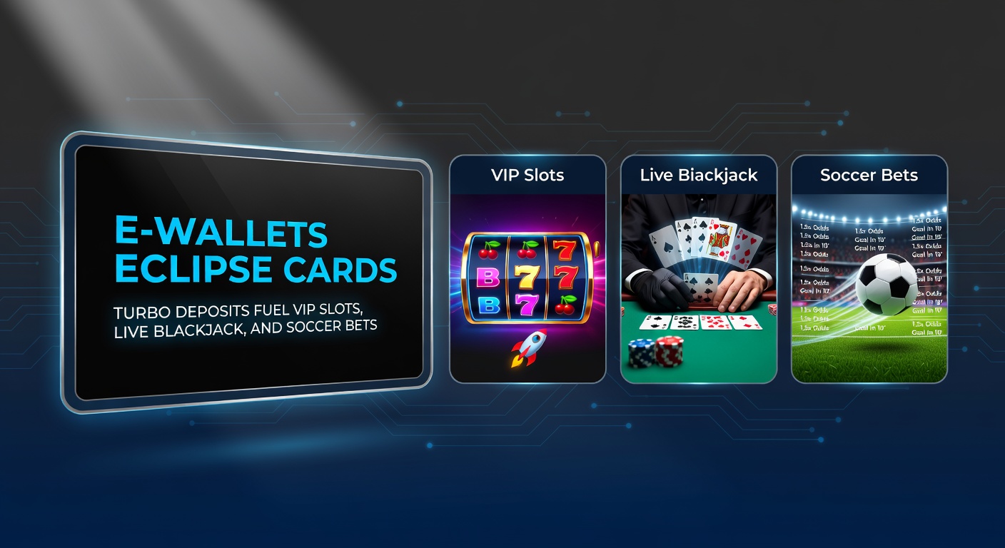 Digital e-wallet interface on a mobile device showing quick deposit options for online casino games and sports bets