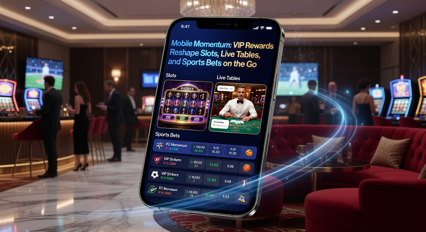 VIP user interface on mobile app showing tier progression, cashback notifications, and live sports bet options with boosted odds