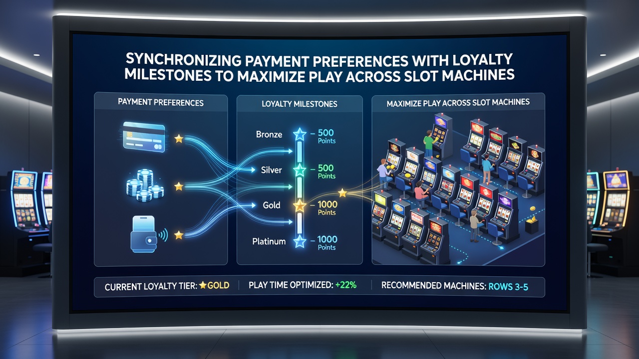 Player dashboard displaying synchronized payment history and loyalty progress for slots and live casino tables
