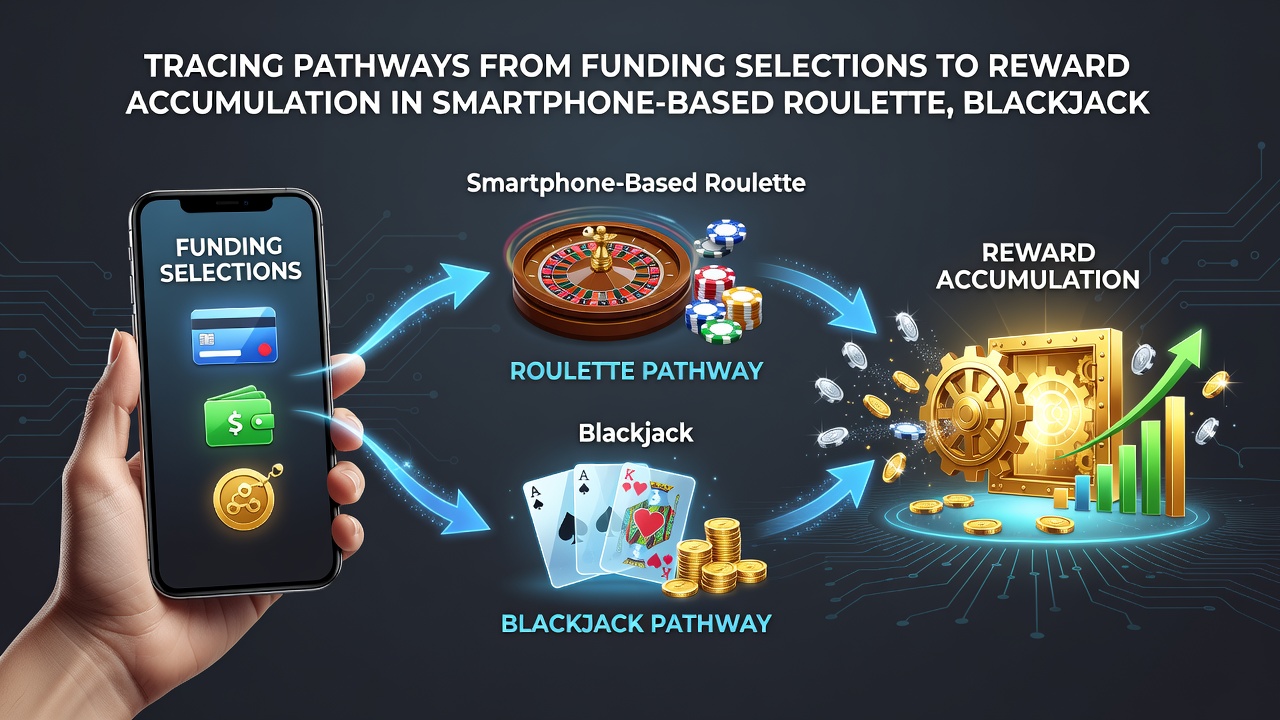 Dashboard view of reward accumulation tracking across roulette, blackjack, and sports betting apps