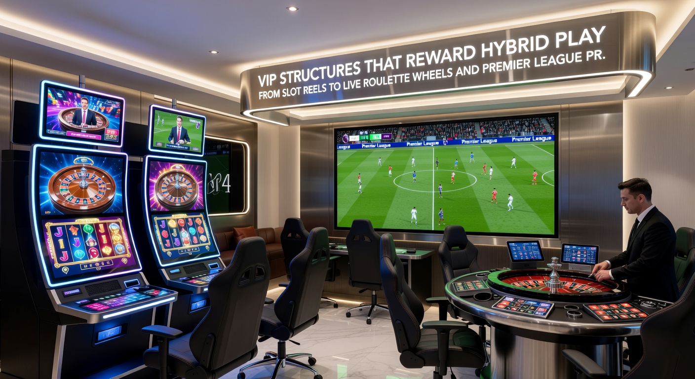 Mobile app interface displaying hybrid VIP rewards linking roulette results to Premier League betting opportunities